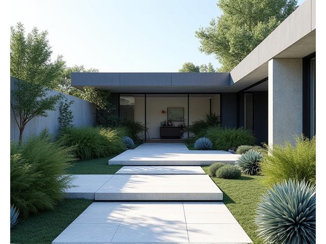 군더더기 없이 깔끔하고 세련된 모던 미니멀 정원