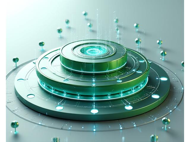 복잡한 스마트홈 다층 보안 아키텍처 3D 모델