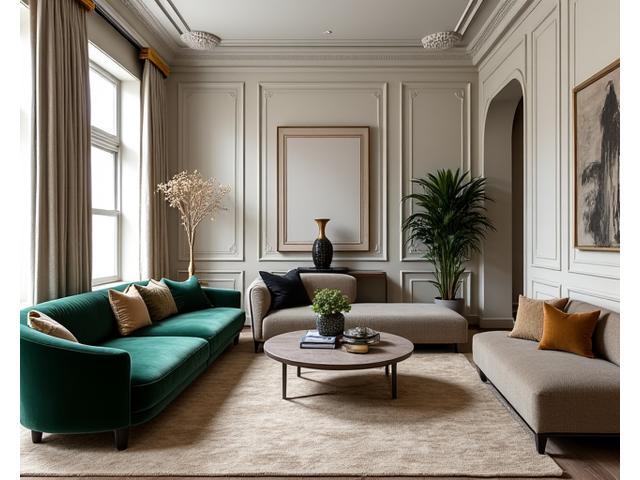 고급스러운 클래식 모던 인테리어