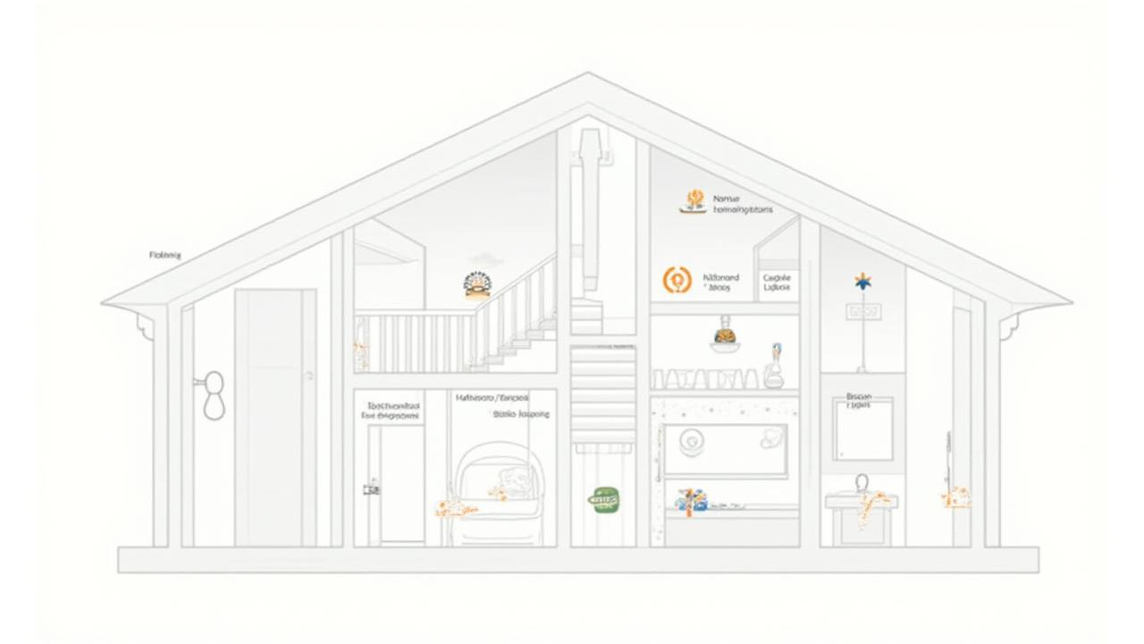 현관부터 침실까지, 집안 곳곳에 설치된 낙상 예방 시설 인포그래픽