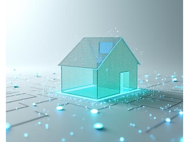 AI가 생활 패턴을 학습하고 환경을 최적화하는 과정을 보여주는 시각화 다이어그램.